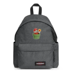 EASTPAK DAY PAK'R BLACK DENIM Mario Mischief Mood Embroidered Backpack