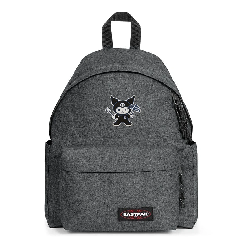 EASTPAK DAY PAK'R BLACK DENIM Kuromi Dreamy Charm Embroidered Backpack 1 EASTPAK DAY PAK'R BLACK DENIM Kuromi Dreamy Charm Embroidered Backpack