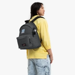 Alternative view of EASTPAK DAY PAK'R BLACK DENIM Computer 95 Embroidered Backpack