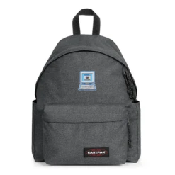 EASTPAK DAY PAK'R BLACK DENIM Computer 95 Embroidered Backpack