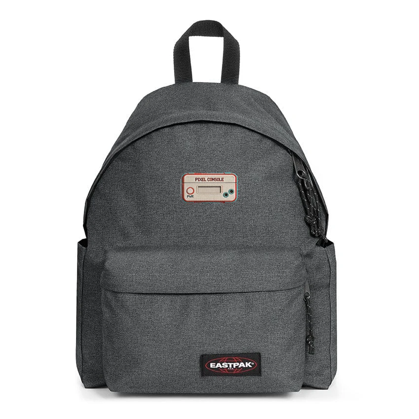 EASTPAK DAY PAK'R BLACK DENIM The Glitch Mode Embroidered Backpack 1 EASTPAK DAY PAK'R BLACK DENIM The Glitch Mode Embroidered Backpack